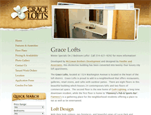 Tablet Screenshot of gracelofts.com